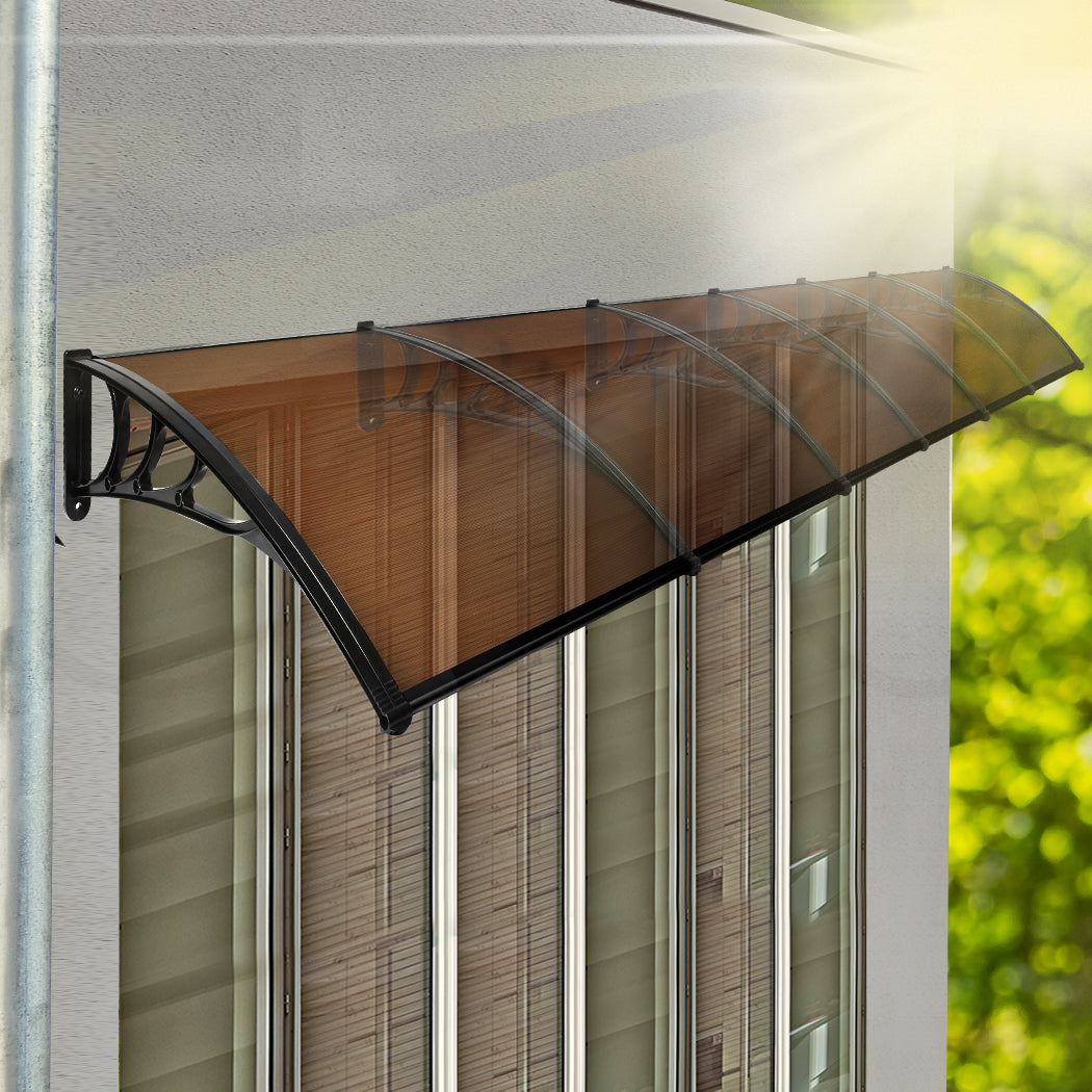 Mountview Window Door Awning Canopy Outdoor Patio Sun Shield Rain Cover 1M X 6M