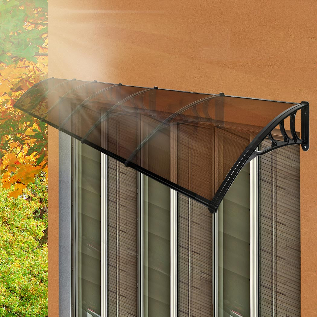 Mountview Window Door Awning Canopy Outdoor Patio Sun Shield Rain Cover 1M X 6M