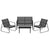 Gardeon Outdoor Lounge Setting Garden Patio Furniture Textilene Sofa Table Chair