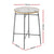 Gardeon Outdoor Bar Table Wicker Dining Bistro Patio Balcony Glass Table Steel