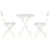 Gardeon Outdoor Setting Bistro Set Table and Chairs Folding Patio Furniture