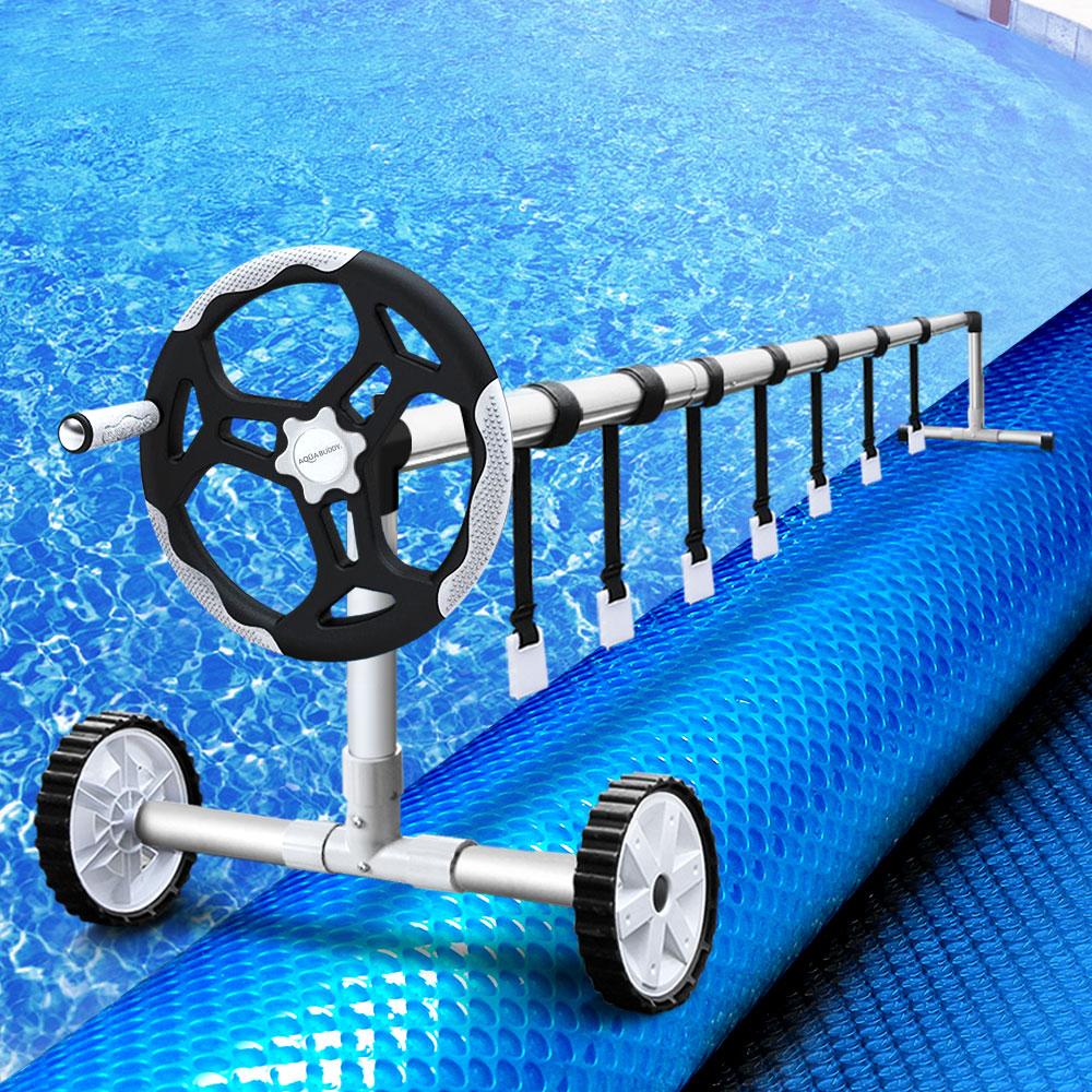 Aquabuddy Swimming Pool Cover Pools Roller Wheel Solar Blanket Covers10X4M