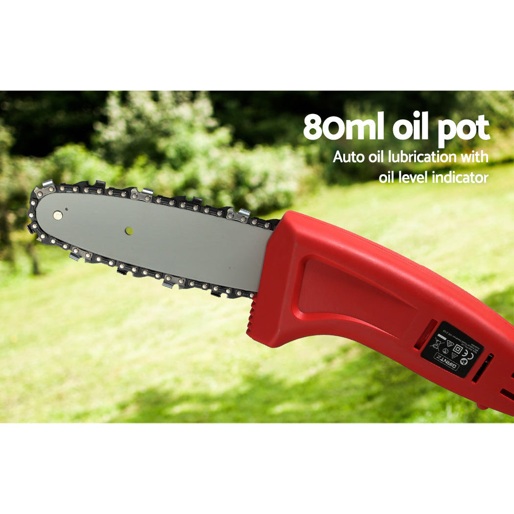 Giantz Cordless Pole Chainsaw Electric Saw 20V Lithium-Ion Tool Battery Pruner