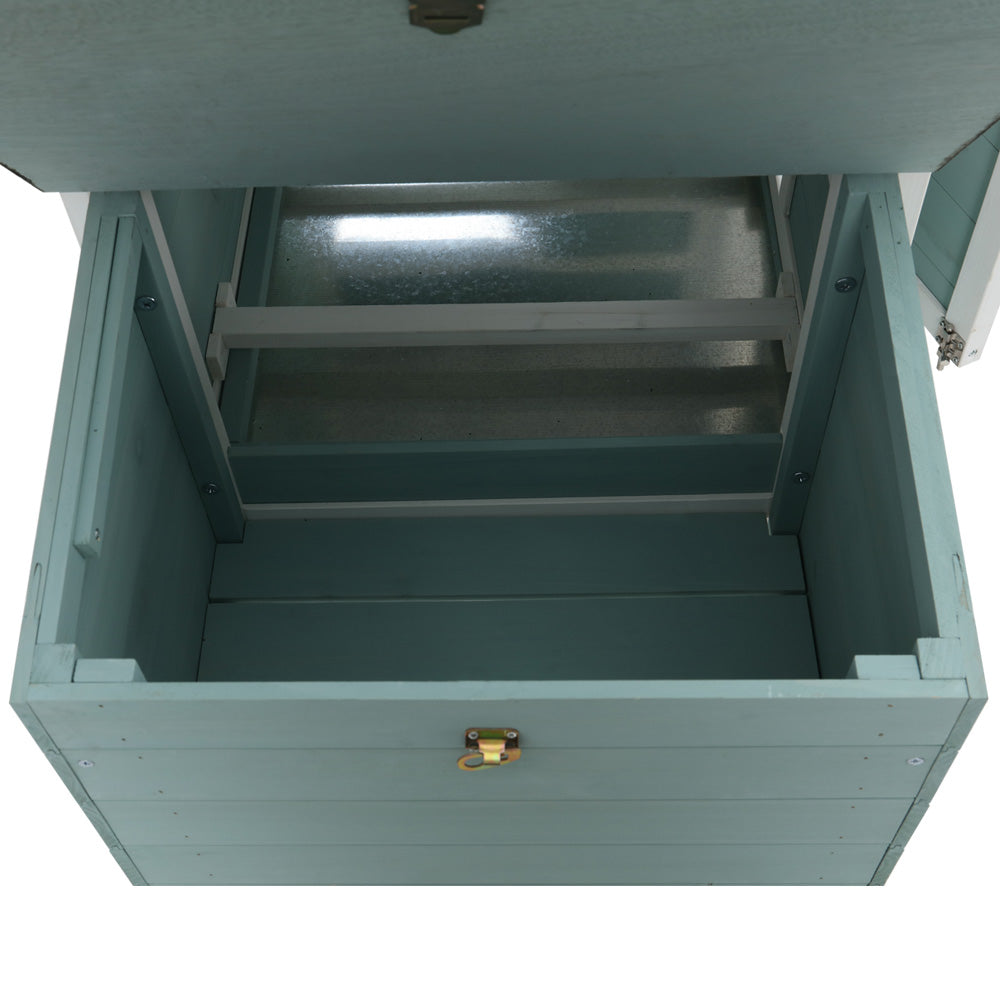 i.Pet Chicken Coop Rabbit Hutch Large House Run Cage Wooden Outdoor Pet Hutch