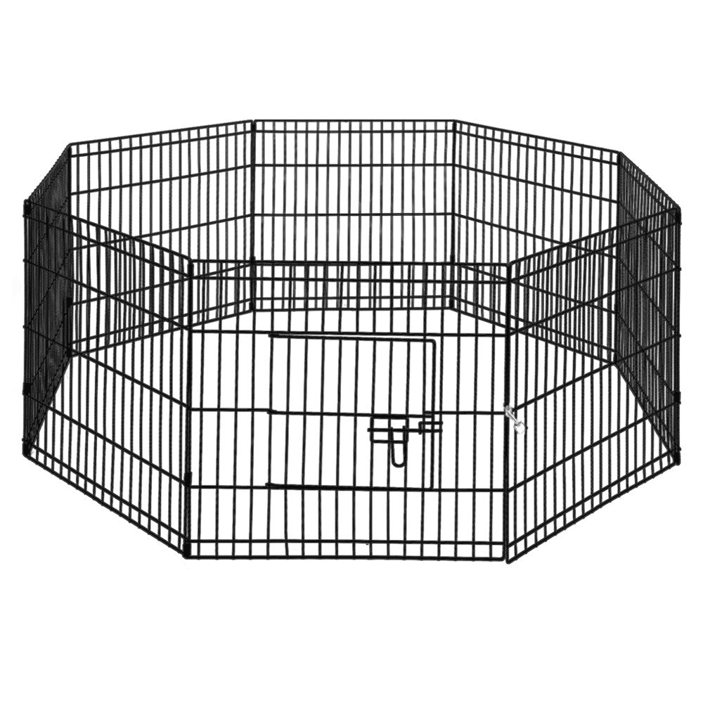 i.Pet 24&quot; 8 Panel Pet Dog Playpen Puppy Exercise Cage Enclosure Play Pen Fence