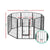 i.Pet 40" Pet Dog Playpen Kennel Puppy Enclosure Fence Cage Play Pen 8 Panel