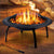 22" Portable Outdoor Fire Pit BBQ Grail Camping Garden Patio Heater Fireplace