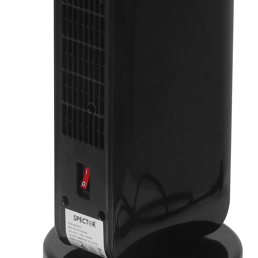 Spector Ceramic Tower Heater Fan Electric Portable Remote Adjustable Overheat