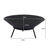 2IN1 Steel Fire Pit Bowl Firepit Garden Outdoor Patio Fireplace Heater 70cm