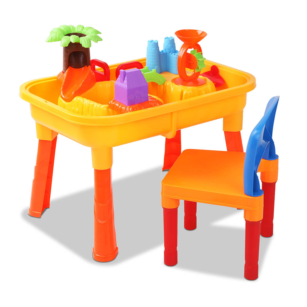 Keezi Kids Table &amp; Chair Sandpit Set