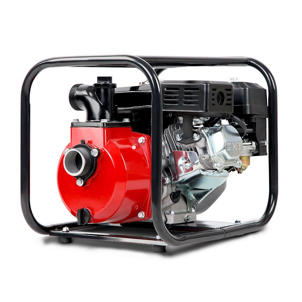 Giantz 2inch High Flow Water Pump - Black &amp; Red
