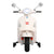 Kids Ride On Car Motorcycle Motorbike VESPA Licensed Scooter Electric Toys White