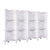 Artiss Room Divider Screen 8 Panel Privacy Foldable Dividers Timber Stand Shelf