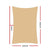Instahut Sun Shade Sail Cloth Shadecloth Rectangle Heavy Duty Sand Canopy 3x6m