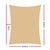 Instahut 4 x 5m Waterproof Rectangle Shade Sail Cloth - Sand Beige