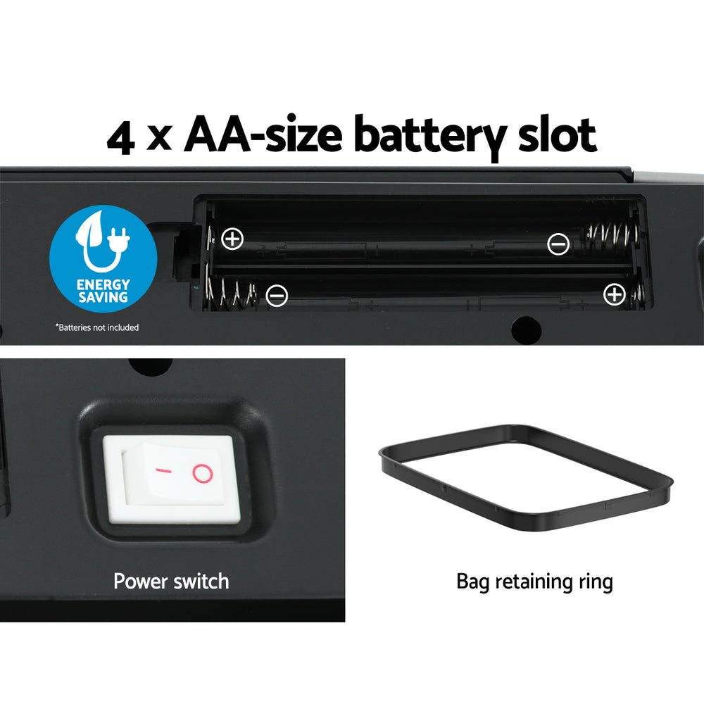 Devanti 70L Motion Sensor Bin Pedal Bins Stainless Steel Rubbish Auto Trash Can