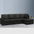 Artiss Sofa Lounge Set 5 Seater Modular Chaise Chair Suite Couch Dark Grey