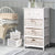 Artiss 3 Basket Storage Drawers - White