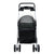 Pet Stroller Dog Cat Pram Foldable Carrier Large Travel 4 Wheels Pushchair Black