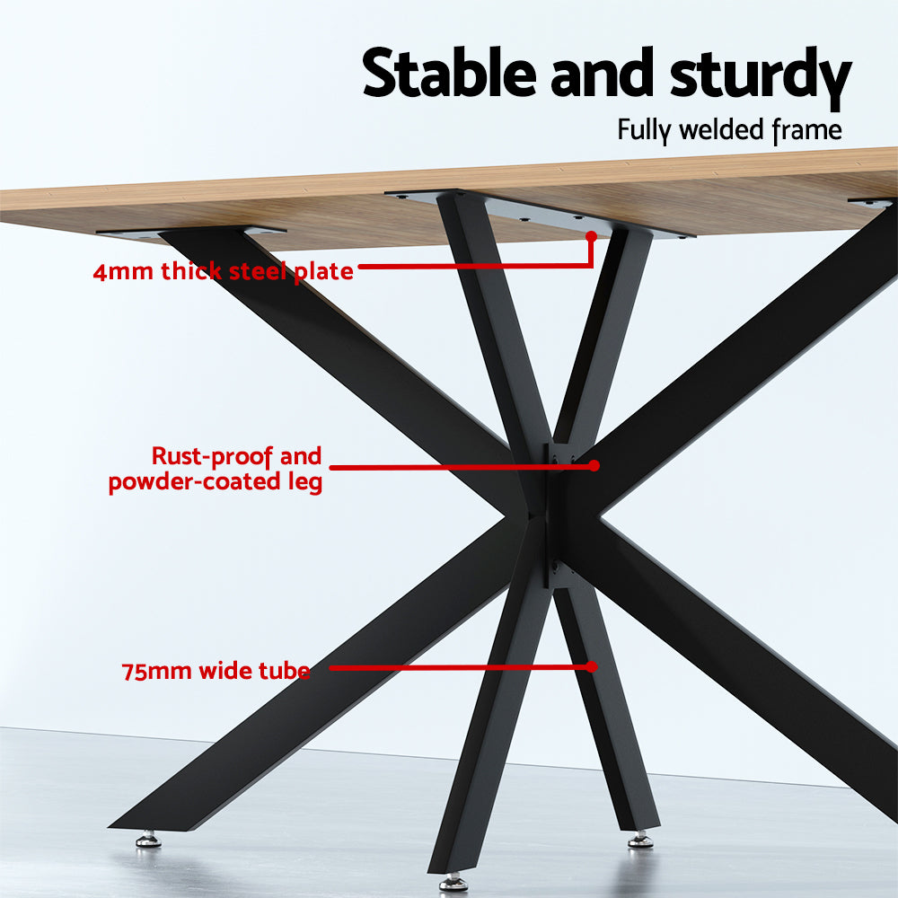 Artiss Starburst Table Legs Coffee Dining Table Legs DIY Metal Leg 150X78cm
