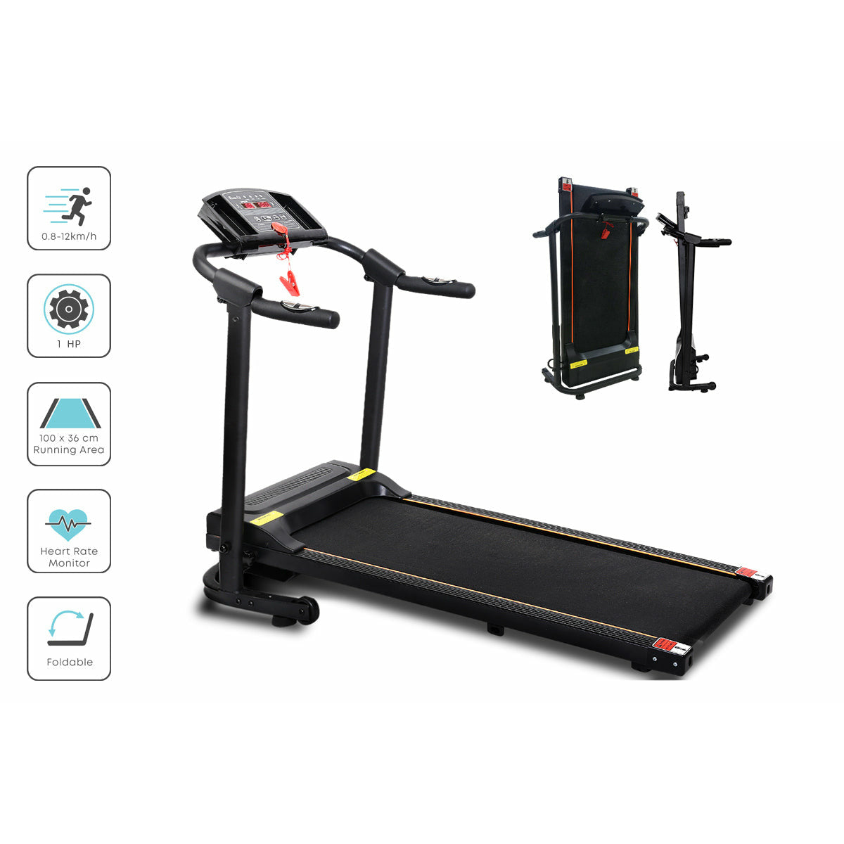 Everfit Electric Treadmill Home Gym Exercise Fitness Running Machine