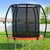 Everfit Trampoline 6FT Kids Trampolines Cover Safety Net Pad Gift Orange