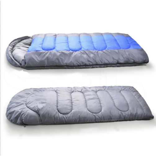 Thermal Single Outdoor Camping Sleeping Bag Mat Tent Hiking Blue