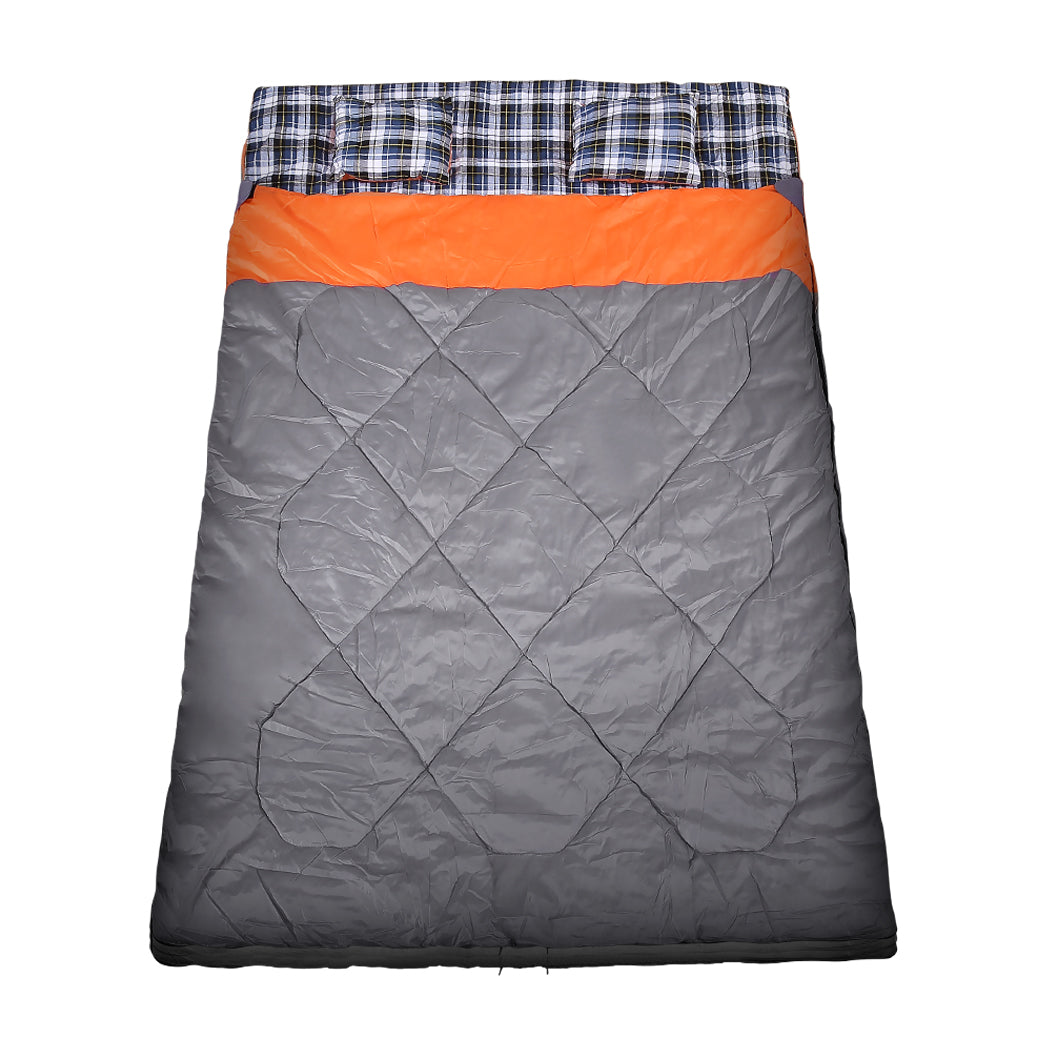 Mountview -10Â°C Double Indoor Outdoor Adult Camping Hiking Envelope Sleeping Bag