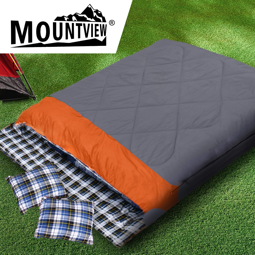 Mountview -10Â°C Double Indoor Outdoor Adult Camping Hiking Envelope Sleeping Bag