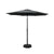 Instahut Outdoor Umbrella 2.7m Base Beach Pole Garden Tilt Sun Patio UV Black