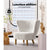 Artiss Armchair Lounge Accent Chair Armchairs Couch Chairs Sofa Bedroom White