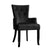 Artiss Dining Chairs French Provincial Chair Velvet Fabric Timber Retro Black