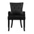 Artiss Dining Chairs French Provincial Chair Velvet Fabric Timber Retro Black