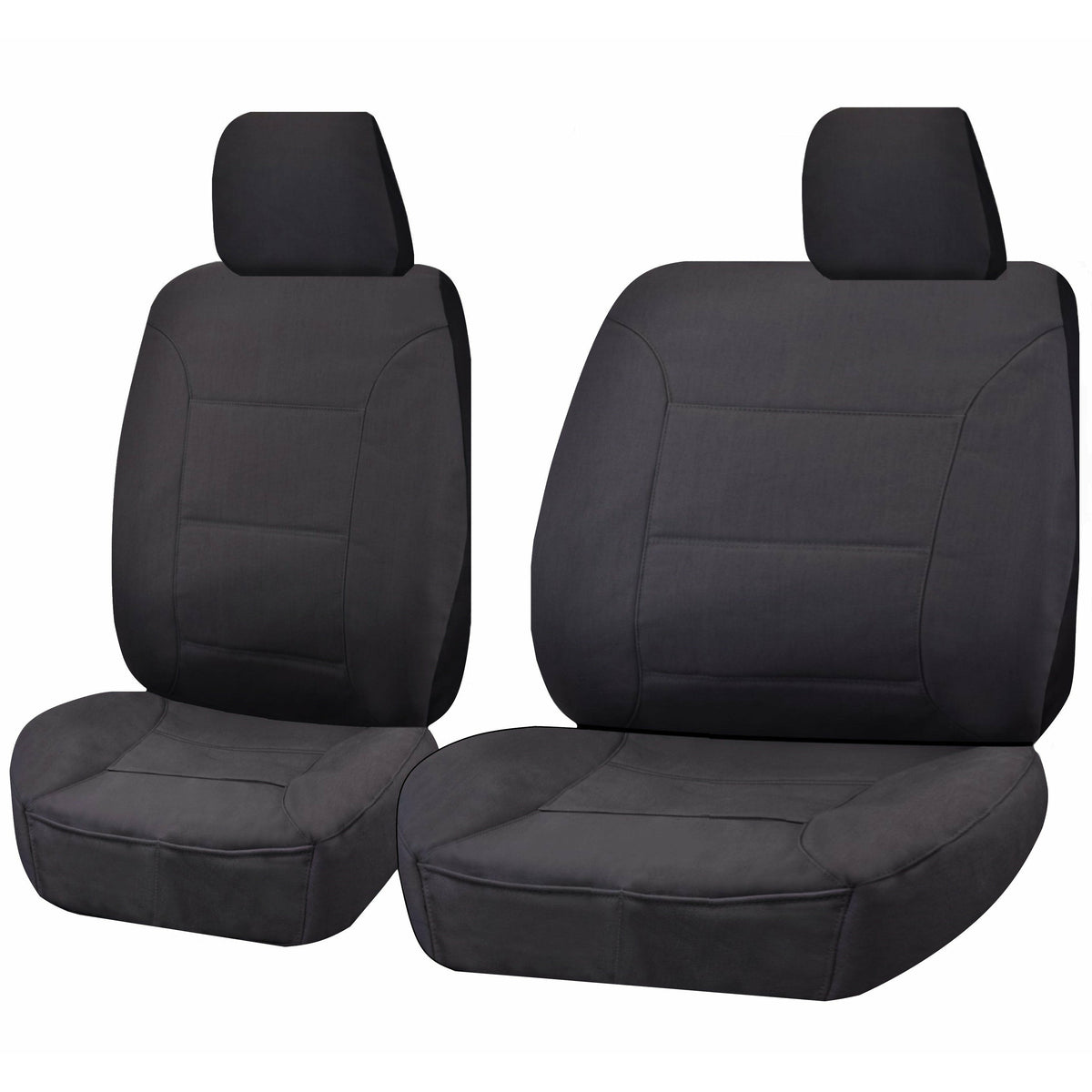 TMD TOYOTA LANDCRUISER 70 SERIES VDJ 05/2008 - ON SINGLE / DUAL CAB FRONT BUCKET + _ BENCH CHARCOAL  CHALLENGER