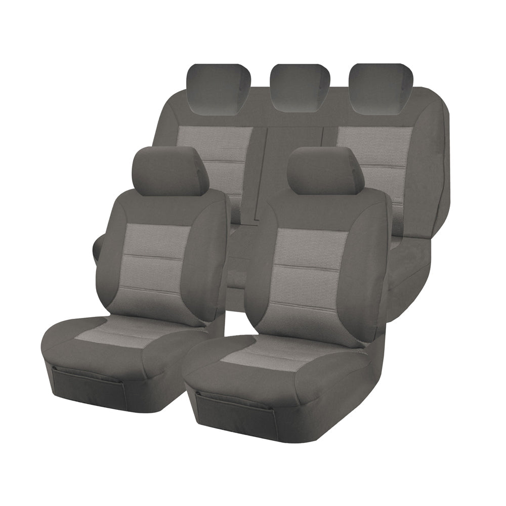 Premium Jacquard Seat Covers - For Ford Ranger Pxii-Pxiii Series Dual Cab (2015-2022)