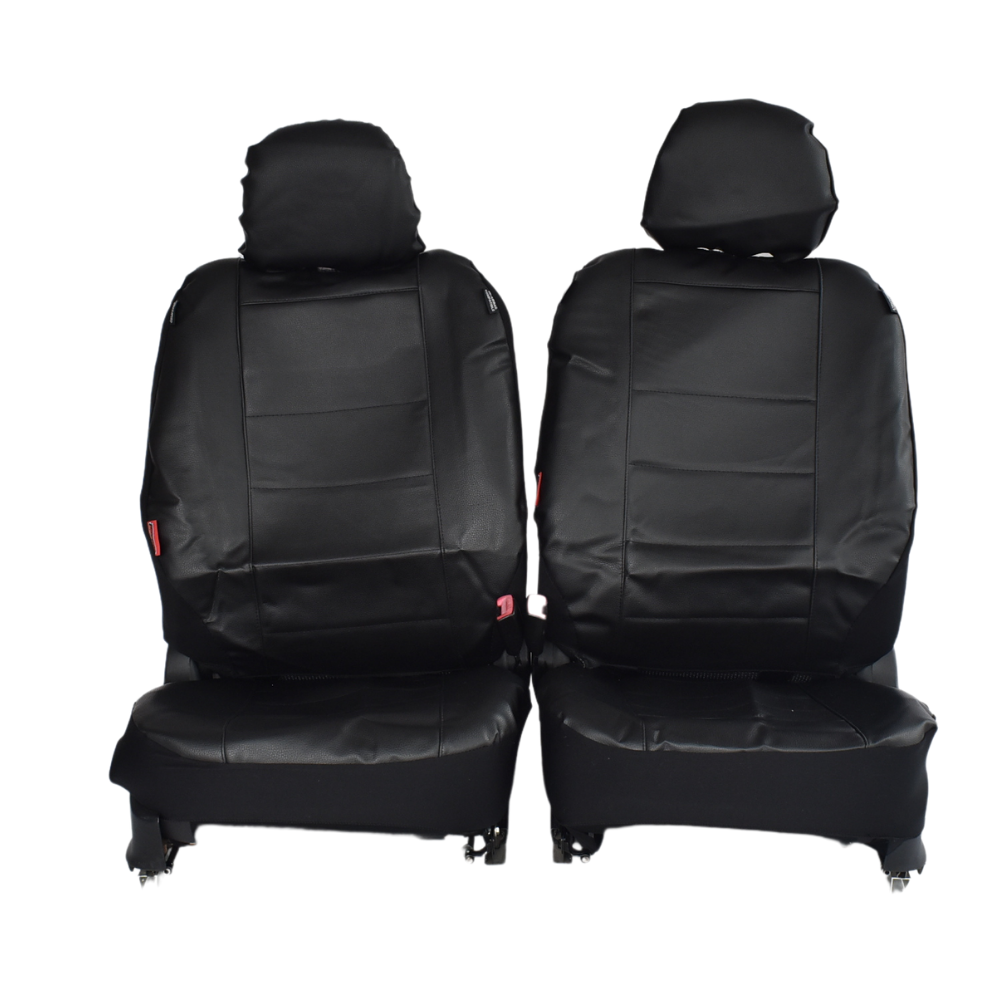 Leather Look Car Seat Covers For Toyota Highlander 7 2010-2014 | Black