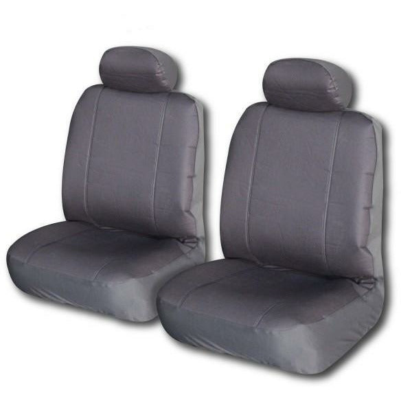 Challenger Canvas Seat Covers - For Nissan Frontier Single Cab (1997-2005)
