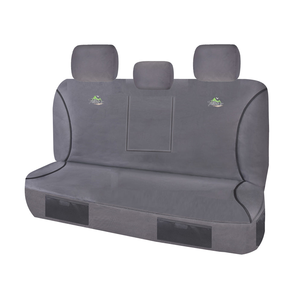 TMD MITSUBISHI TRITON MQ SERIES 01/2015 - ON DUAL CAB UTILITY  REAR BENCH WITH A/REST CHARCOAL TRAILBLAZER