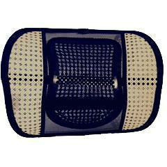 Universal Mesh Back Support - BLACK &amp; BEIGE