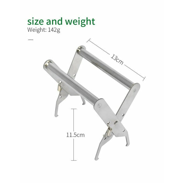 Stainless Steel Beehive Frame Grip Holder, Lifter, Gripper, Bee Hive Capture Grip