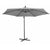 Milano 3M Outdoor Umbrella Cantilever With Protective Cover Patio Garden Shade - Grey