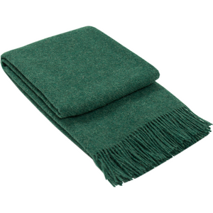 Brighton Throw - 100% NZ Wool - Emerald