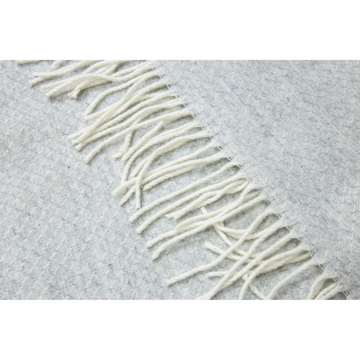 Chiswick Throw - Merino Wool/Cashmere - Light Grey