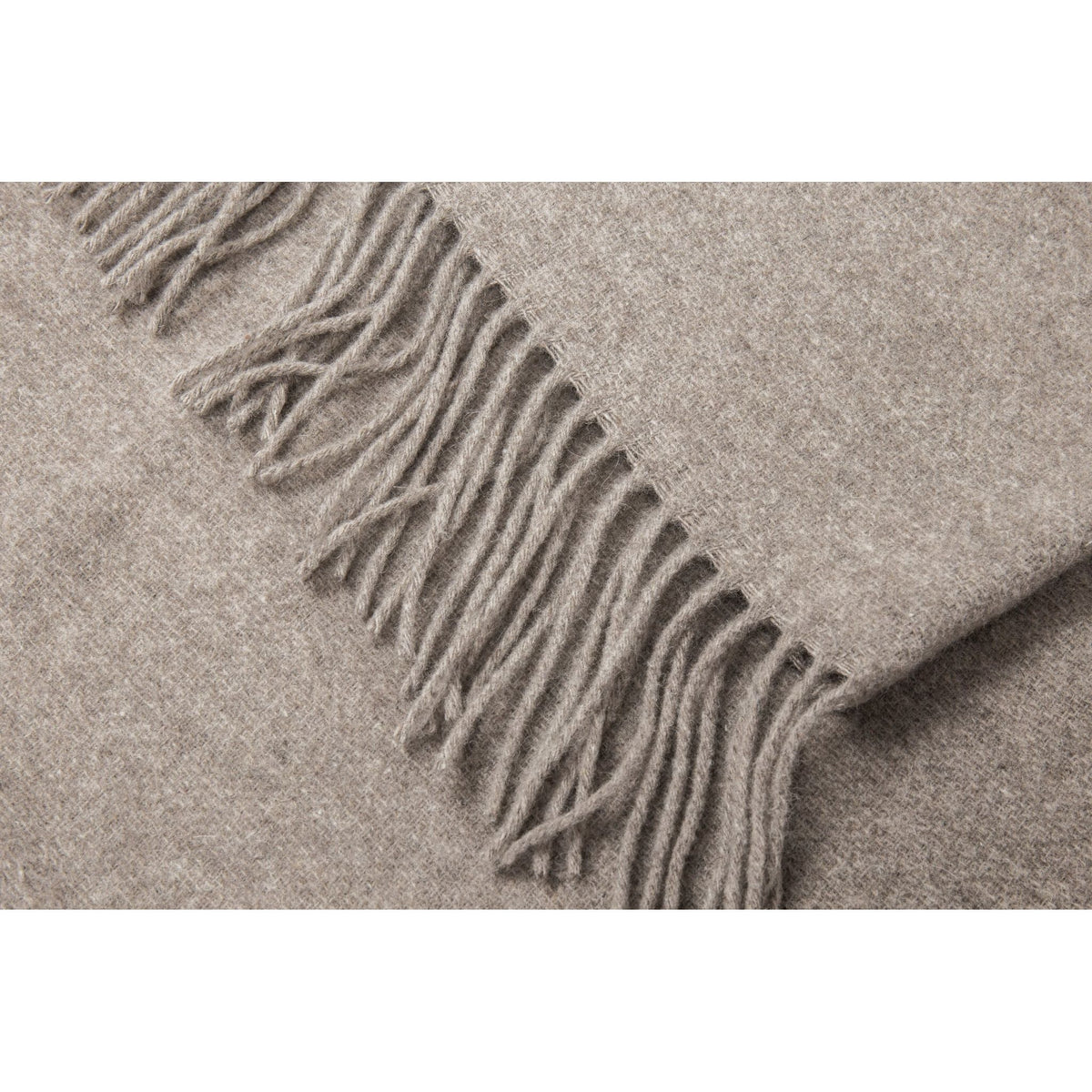 Chiswick Throw - Merino Wool/Cashmere - Stone