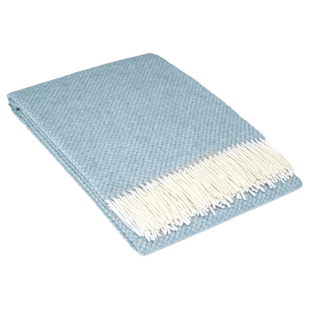 Chiswick Throw - Merino Wool/Cashmere - Blue