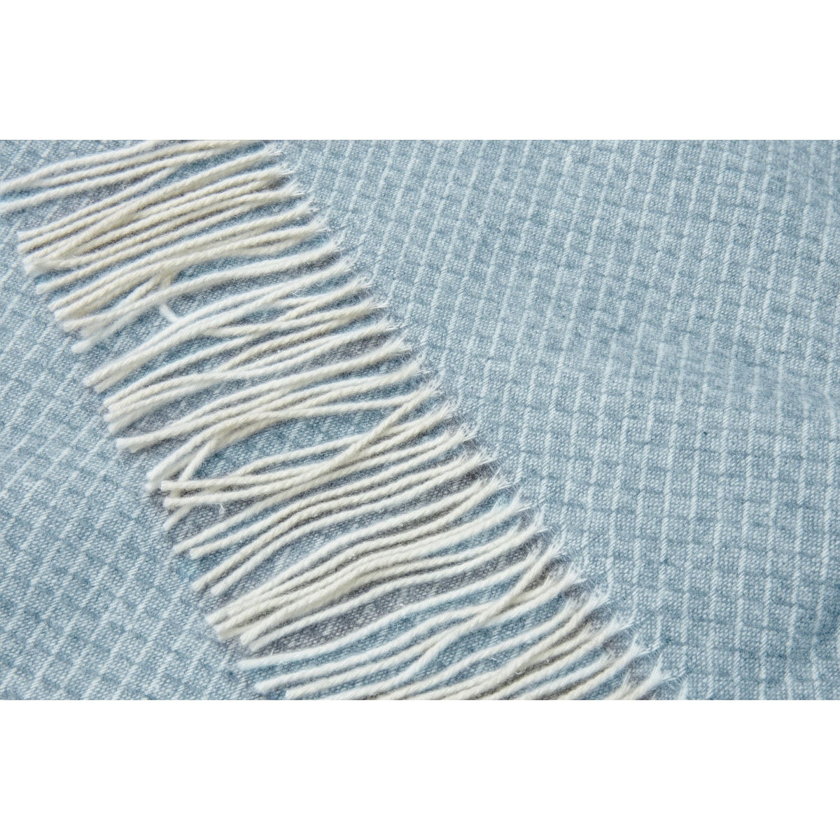 Chiswick Throw - Merino Wool/Cashmere - Blue