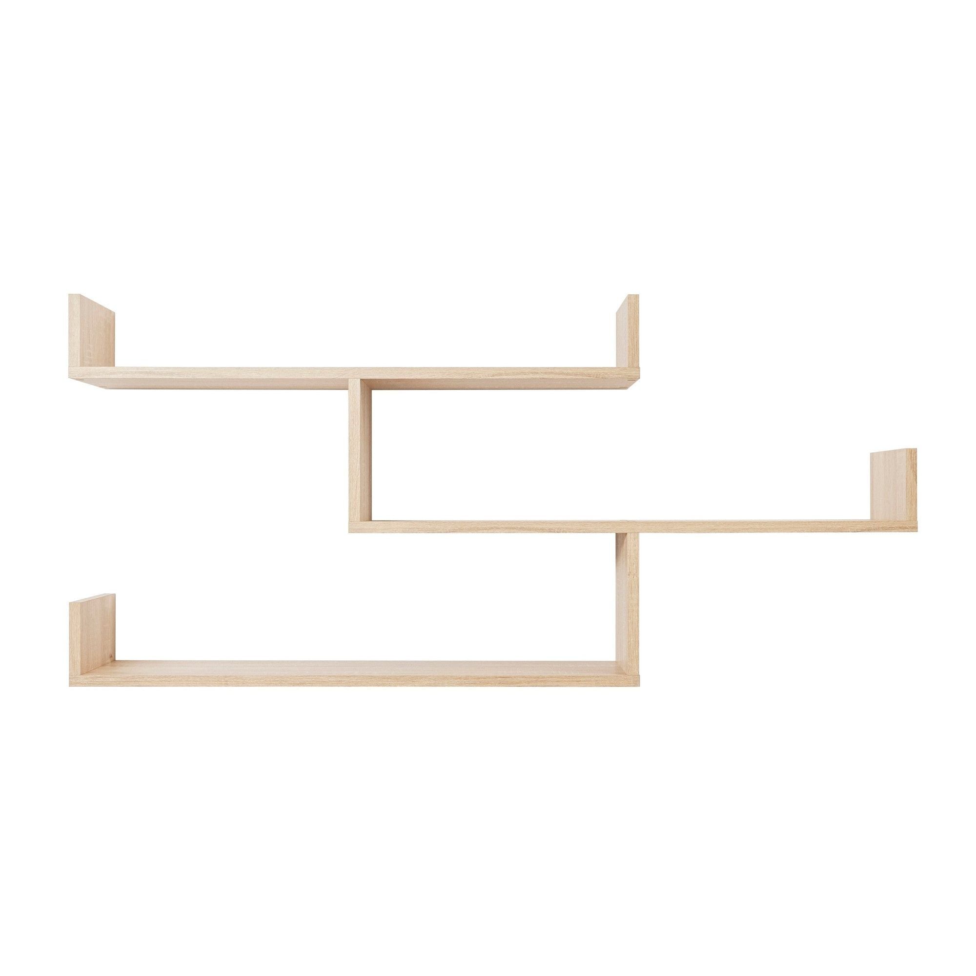 ZURICH MULTI LEVEL SHELF KIT (OAK)