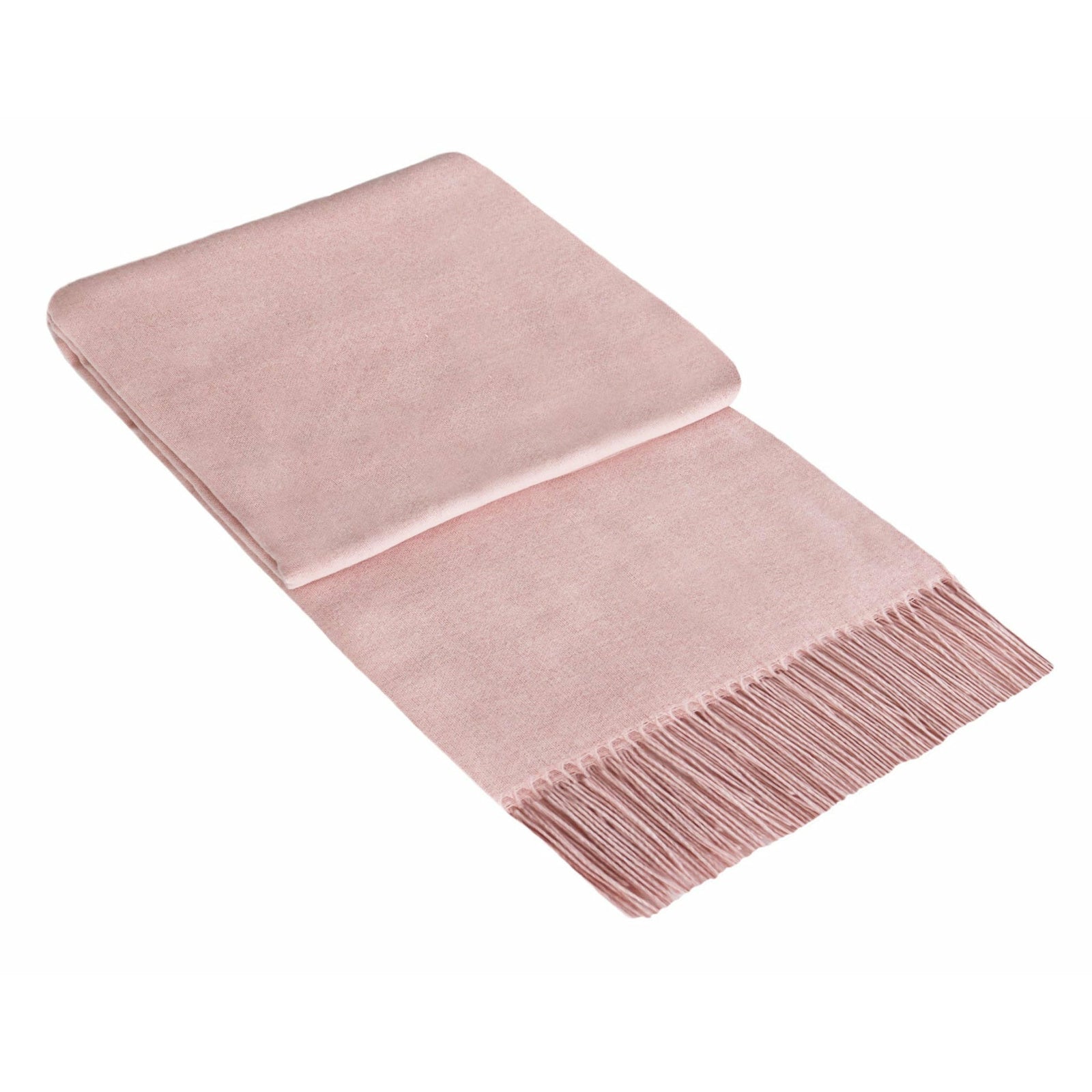 Paddington Throw - Fine Wool Blend - Blush