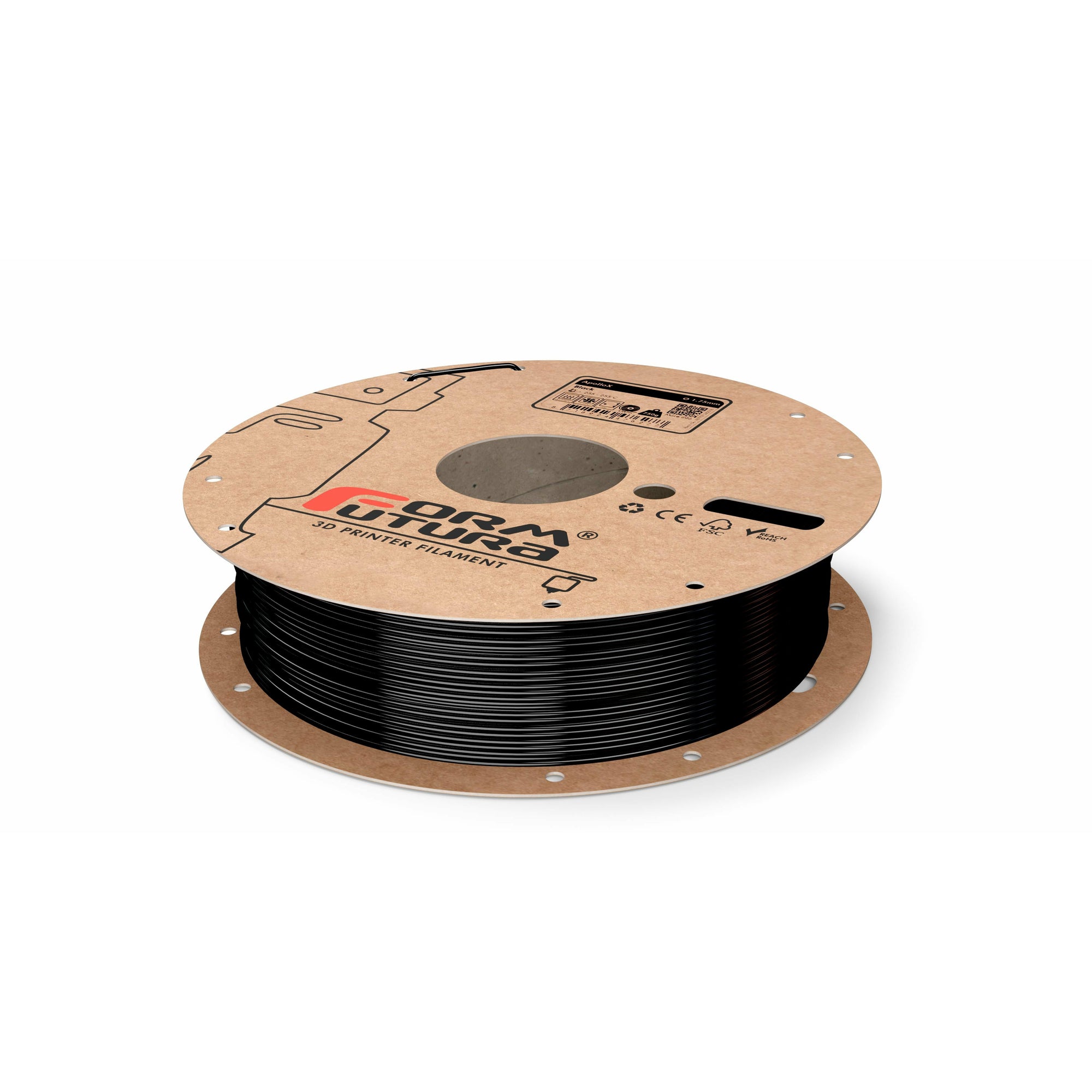 ASA Filament ApolloX 1.75mm Black 750 gram 3D Printer Filament
