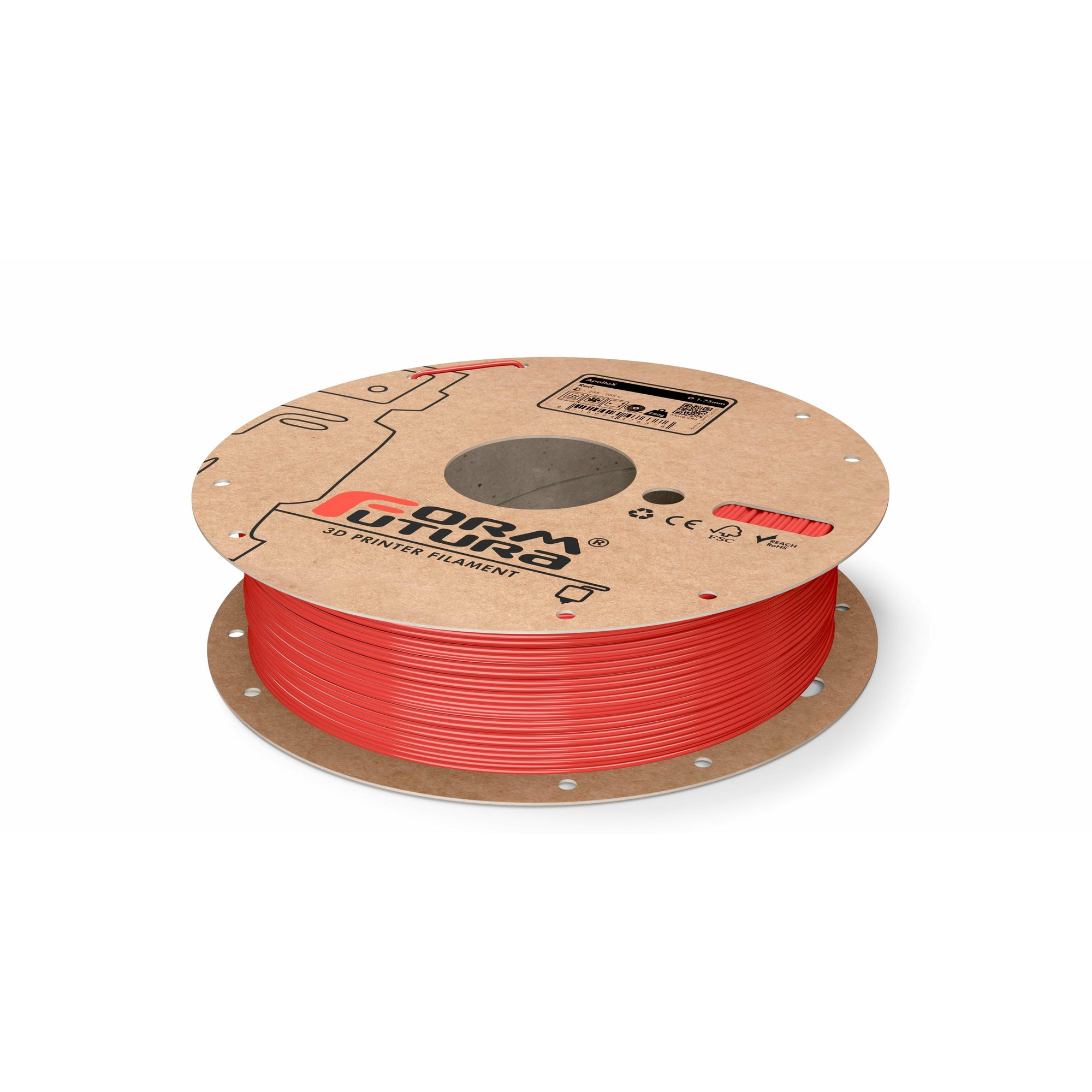 ASA FilamentApolloX 1.75mm Red 750 gram 3D Printer Filament